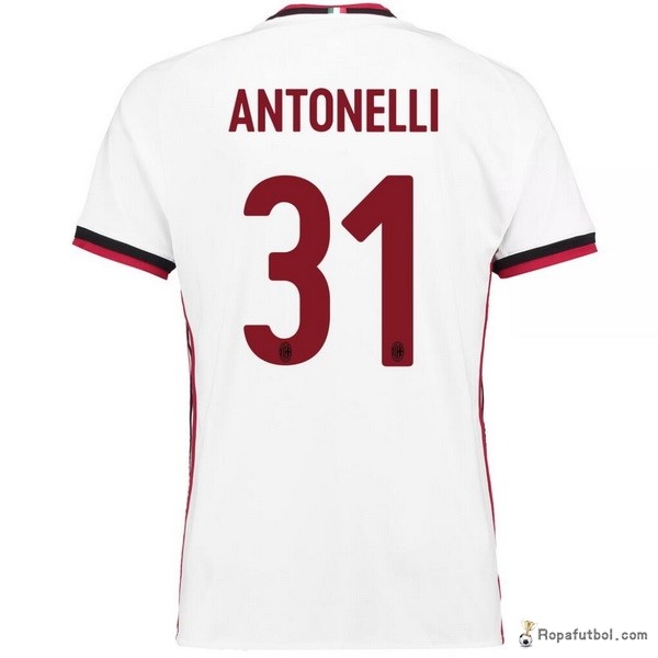 Camiseta AC Milan Replica Segunda Ropa Antonelli 2017/18